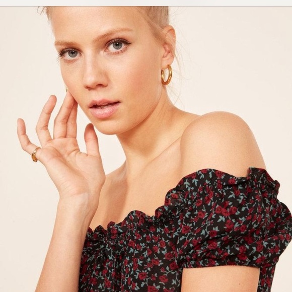 Reformation Kirsten Top in Mabel - Picture 2 of 7